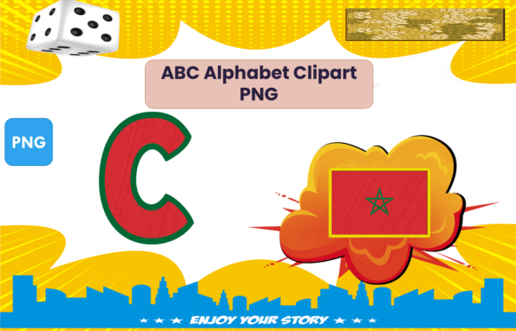 Download ABC Alphabet Clipart PNGs Flag Morocco - Premium Resources