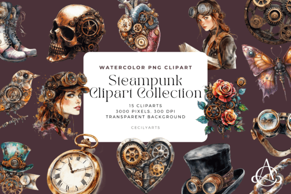 Download Steampunk Clipart Collection - Steampunk clipart Collection