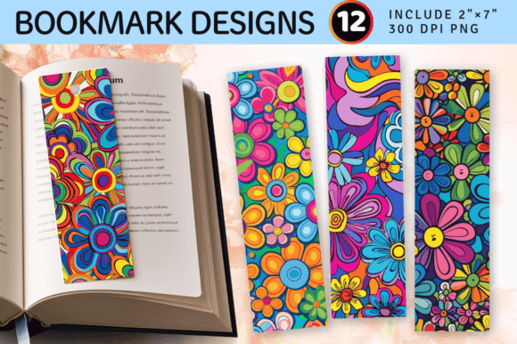 Download Rainbow Hippie Flowers PNG Bookmark Desi - Flowers png Collection