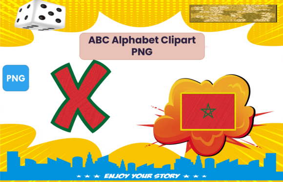 Download ABC Alphabet Clipart PNGs Flag Morocco - Premium Resources