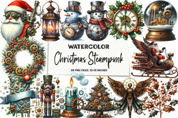Download Christmas Steampunk Clipart - Steampunk clipart Collection