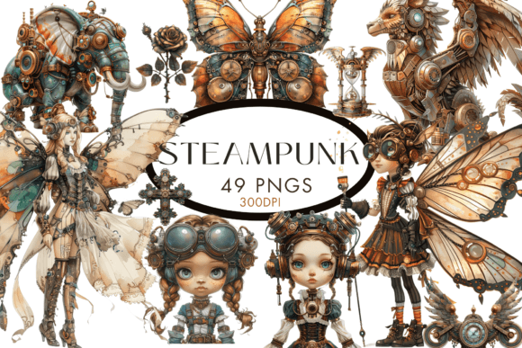 Download Steampunk Clipart PNG - Steampunk clipart Collection