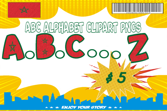 Download ABC Alphabet Clipart PNGs Flag Morocco - Premium Resources