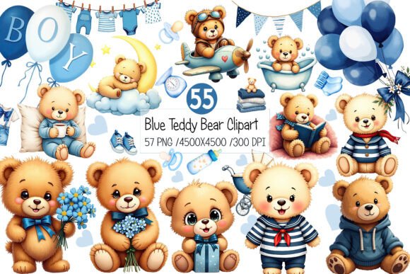 Download Teddy Bear Baby Shower Clipart - Baby shower Collection