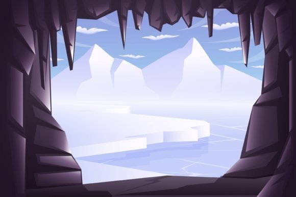 Download Winter Scene Flat Design Illustration - Illustration Collection